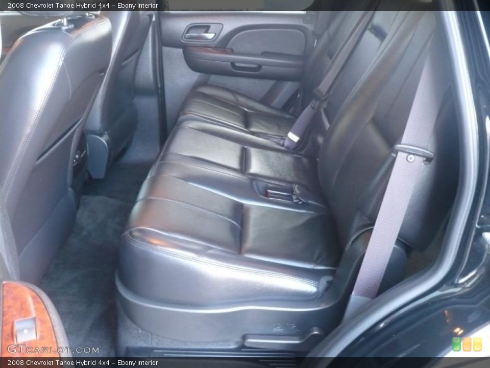Ebony Interior Photo for the 2008 Chevrolet Tahoe Hybrid 4x4 #39339608