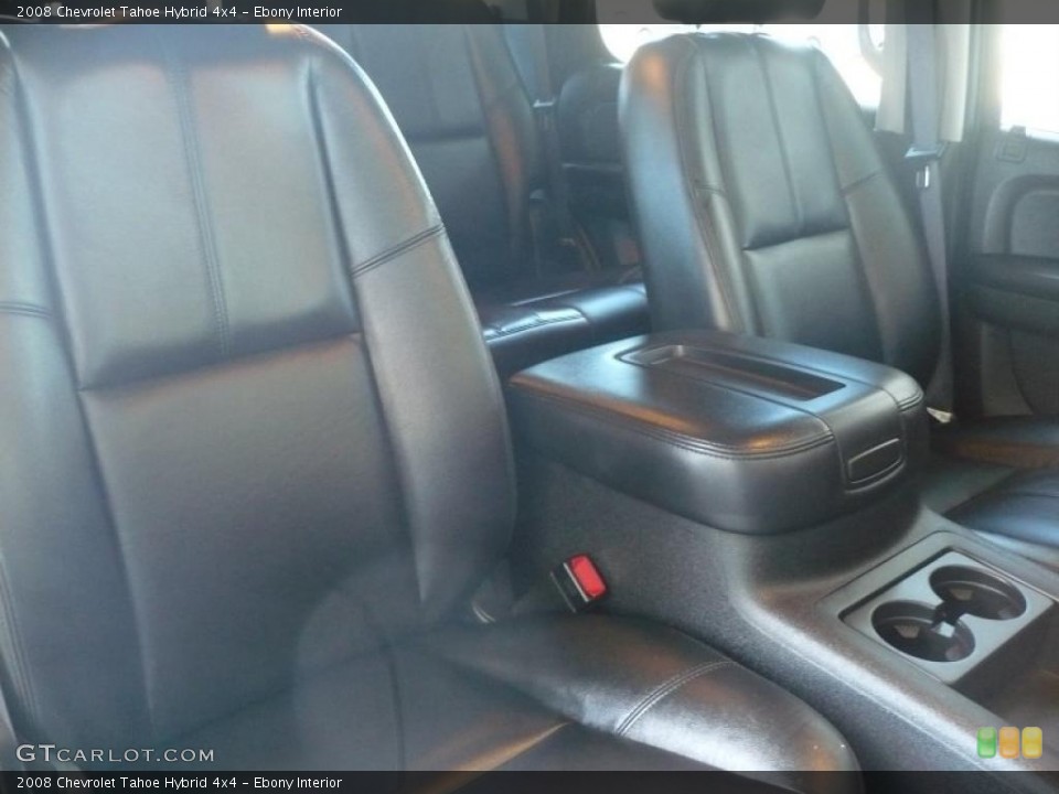 Ebony Interior Photo for the 2008 Chevrolet Tahoe Hybrid 4x4 #39339688