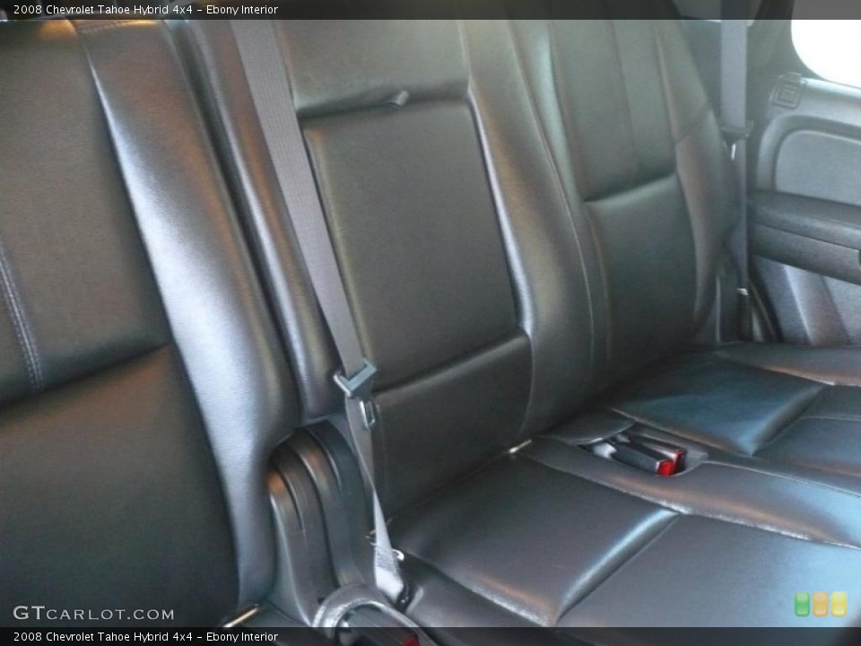 Ebony Interior Photo for the 2008 Chevrolet Tahoe Hybrid 4x4 #39339704