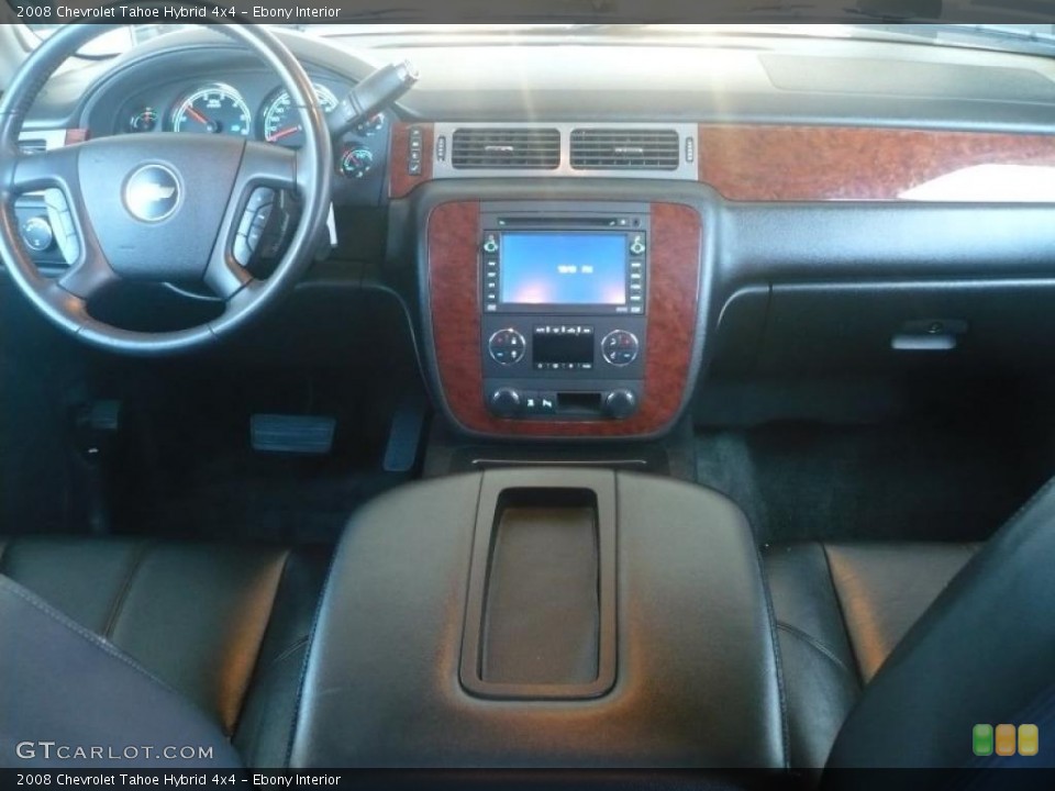 Ebony Interior Dashboard for the 2008 Chevrolet Tahoe Hybrid 4x4 #39339720