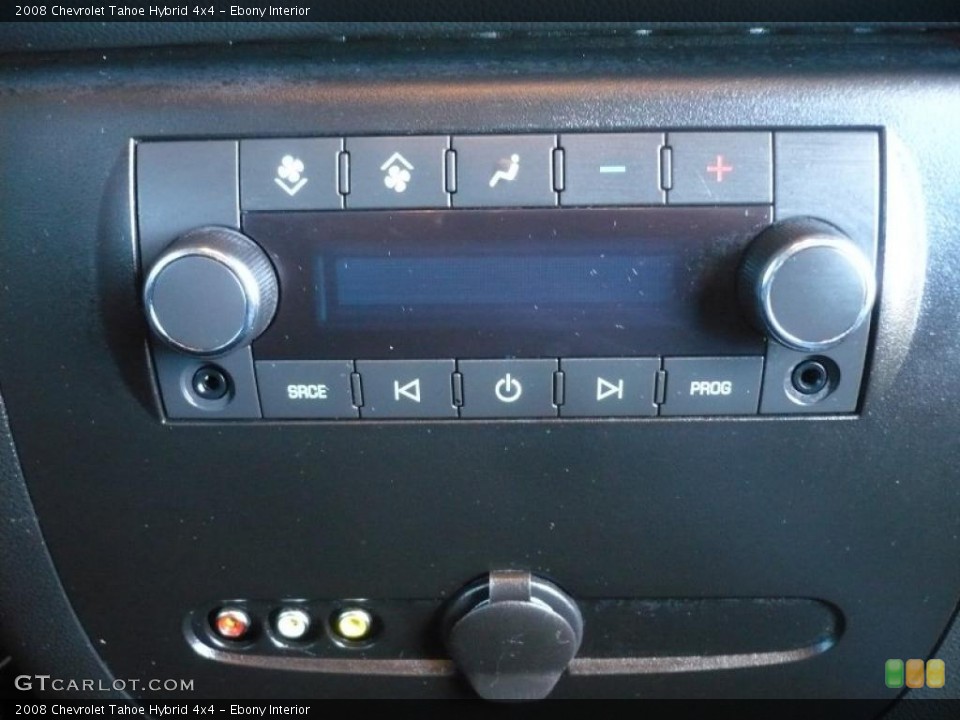 Ebony Interior Controls for the 2008 Chevrolet Tahoe Hybrid 4x4 #39339764