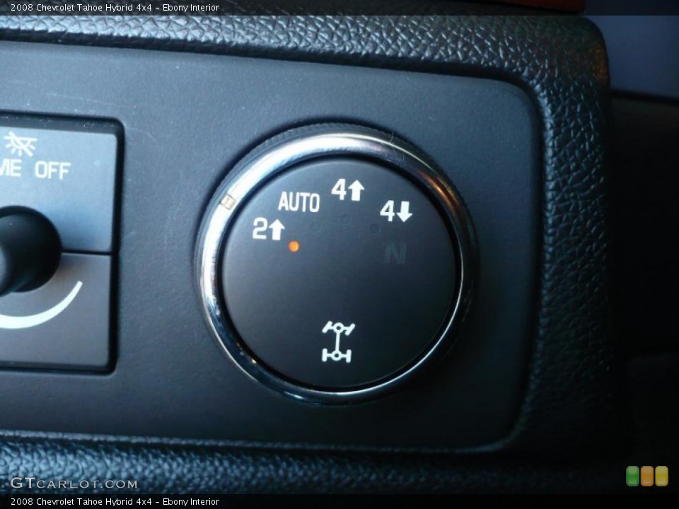 Ebony Interior Controls for the 2008 Chevrolet Tahoe Hybrid 4x4 #39339844