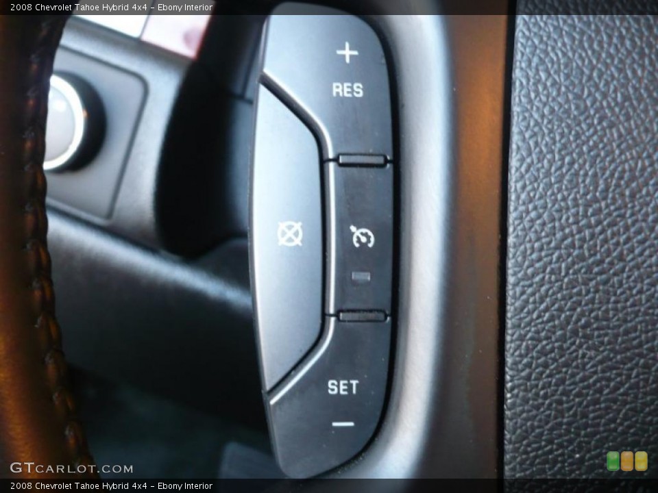 Ebony Interior Controls for the 2008 Chevrolet Tahoe Hybrid 4x4 #39339860