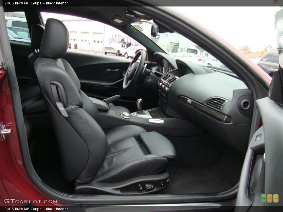 Black Interior Photo for the 2006 BMW M6 Coupe #39340972