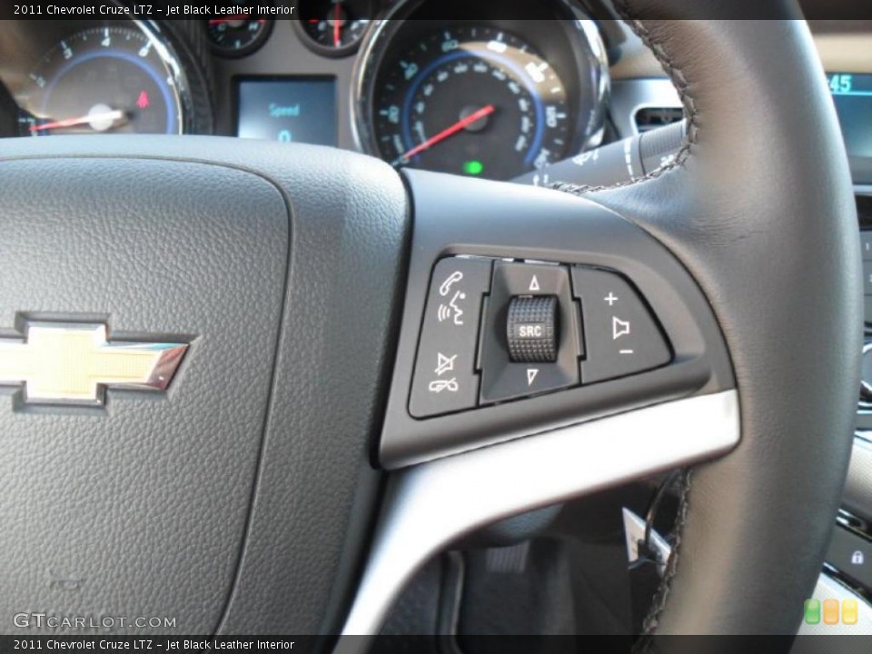 Jet Black Leather Interior Controls for the 2011 Chevrolet Cruze LTZ #39342004
