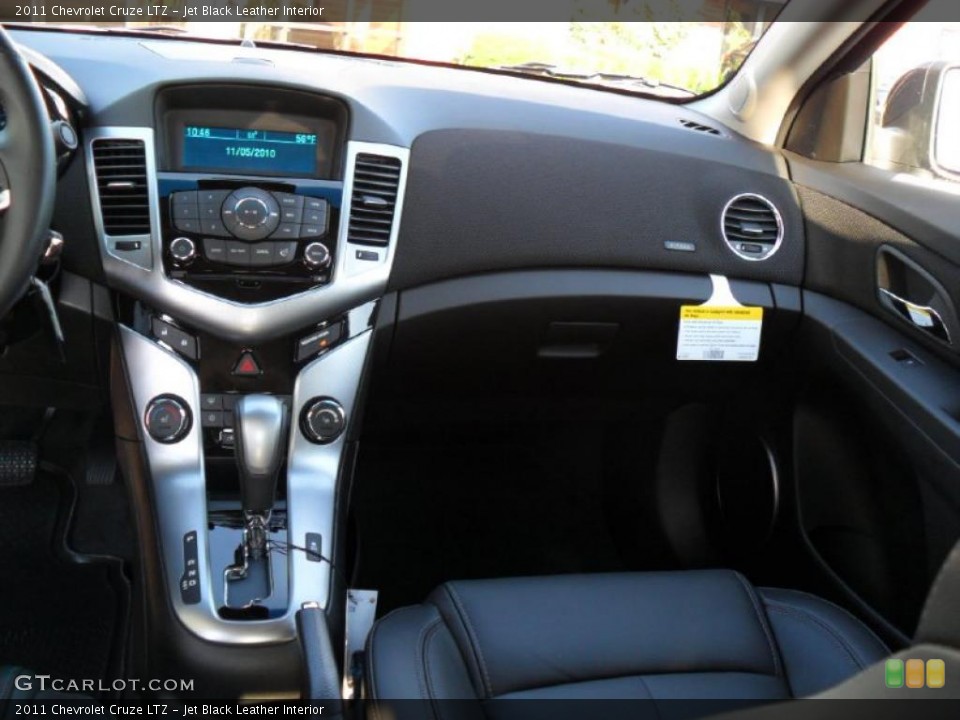 Jet Black Leather Interior Dashboard for the 2011 Chevrolet Cruze LTZ #39342052