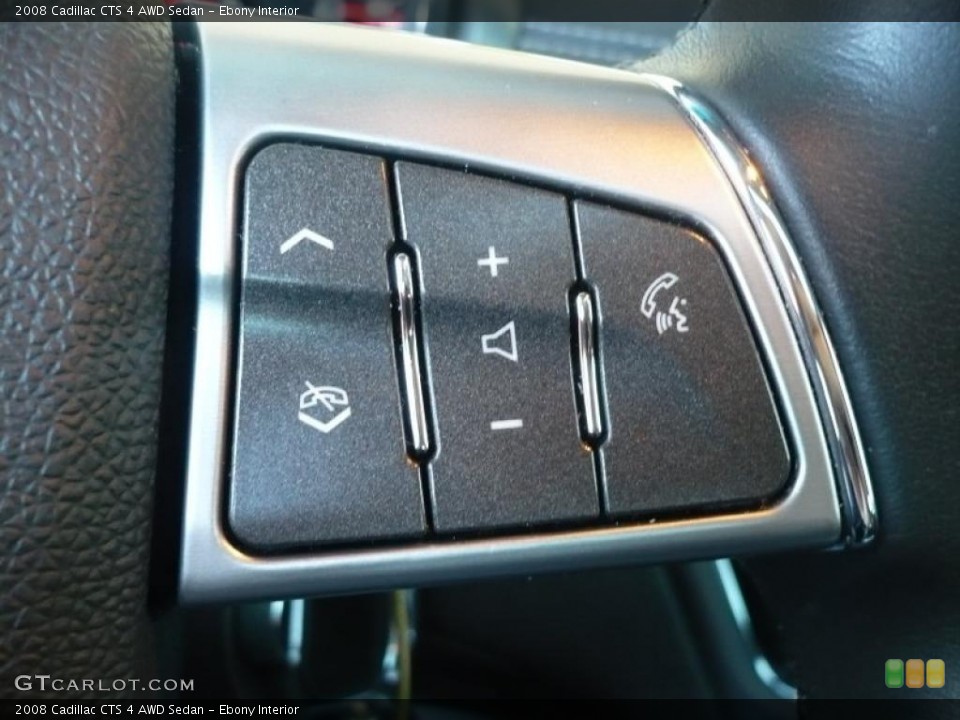 Ebony Interior Controls for the 2008 Cadillac CTS 4 AWD Sedan #39342072