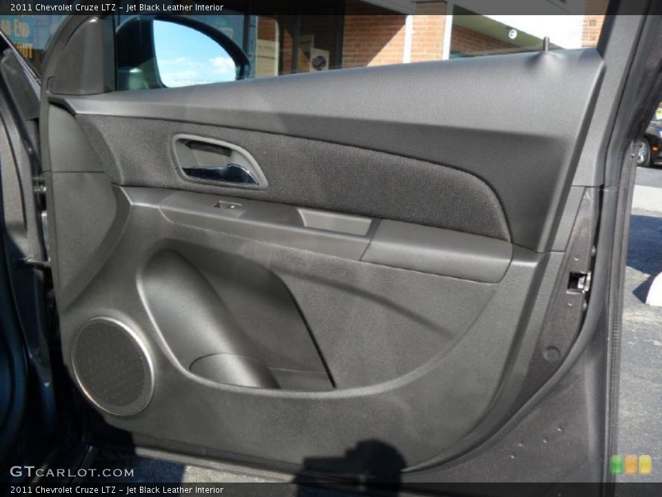 Jet Black Leather Interior Door Panel for the 2011 Chevrolet Cruze LTZ #39342140