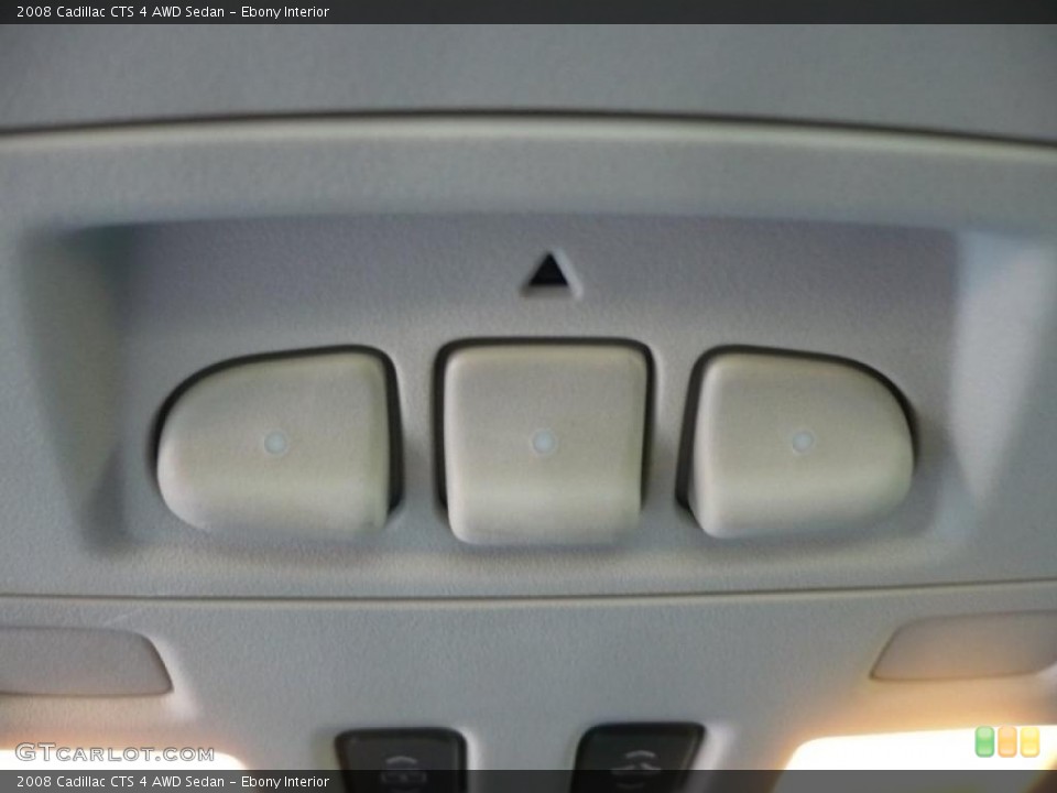 Ebony Interior Controls for the 2008 Cadillac CTS 4 AWD Sedan #39342164