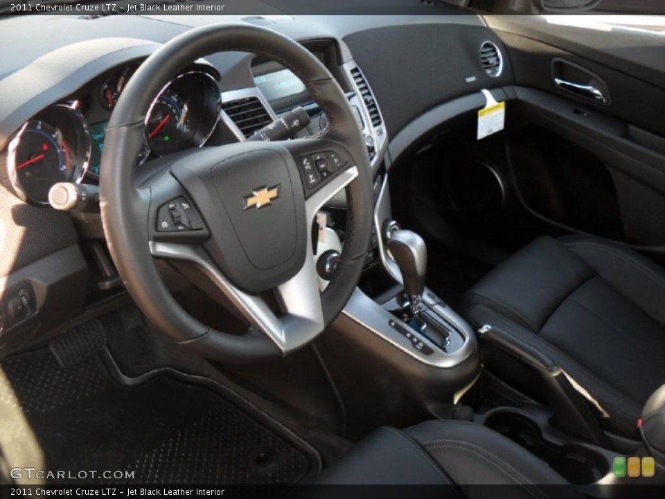 Jet Black Leather Interior Prime Interior for the 2011 Chevrolet Cruze LTZ #39342204