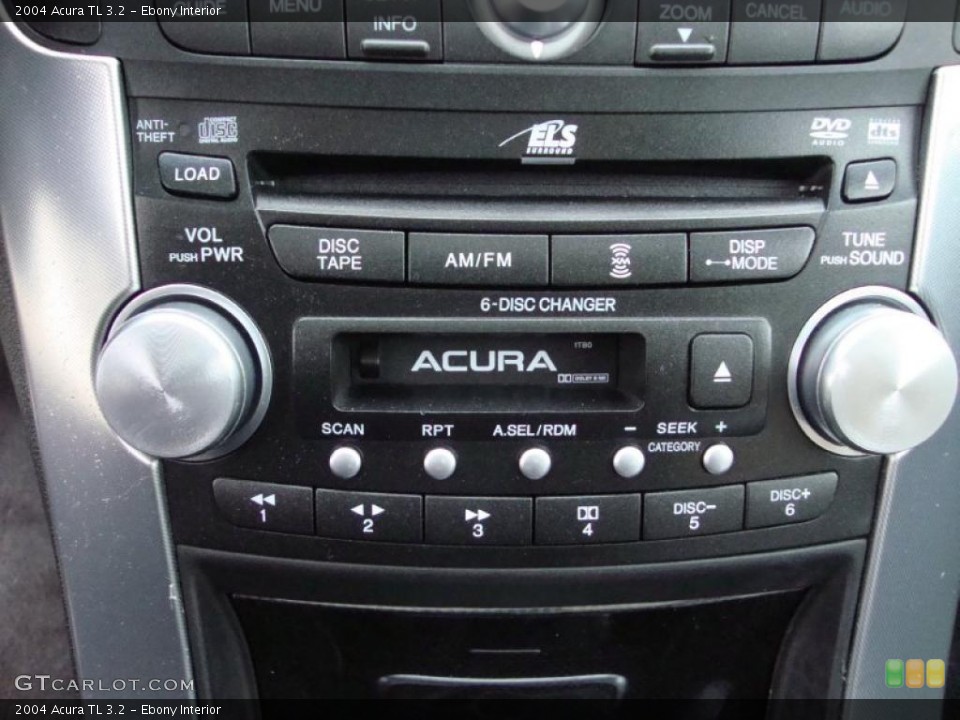 Ebony Interior Controls for the 2004 Acura TL 3.2 #39342276