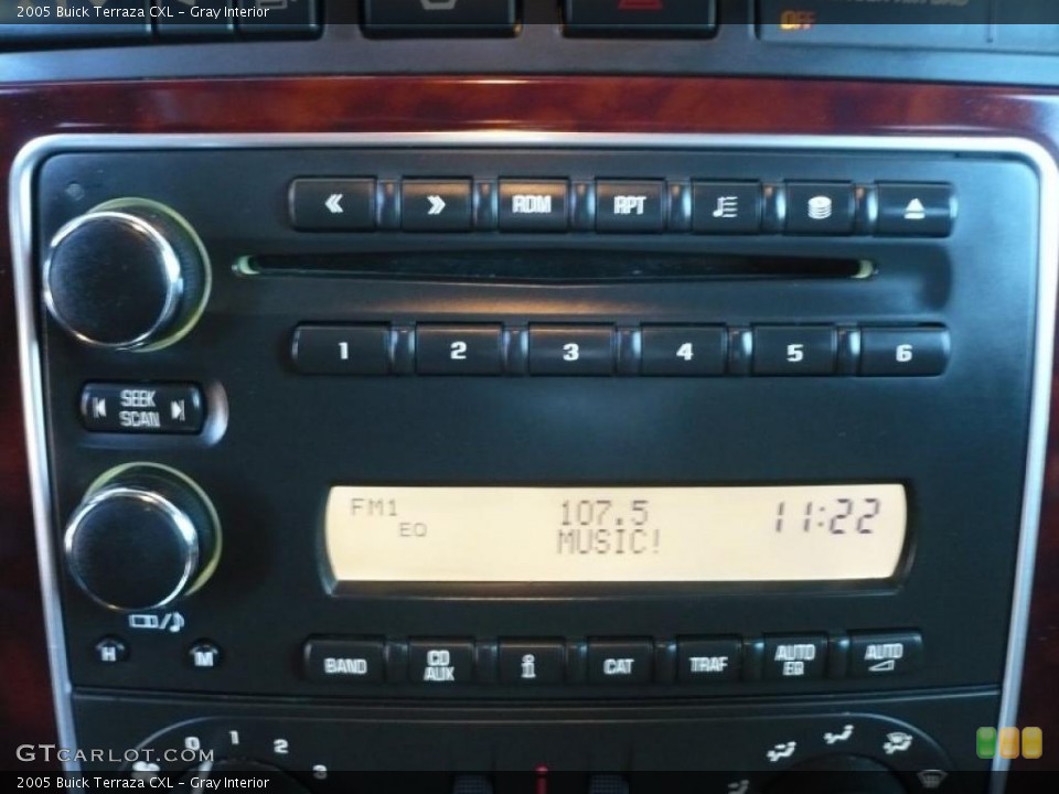 Gray Interior Controls for the 2005 Buick Terraza CXL #39343093