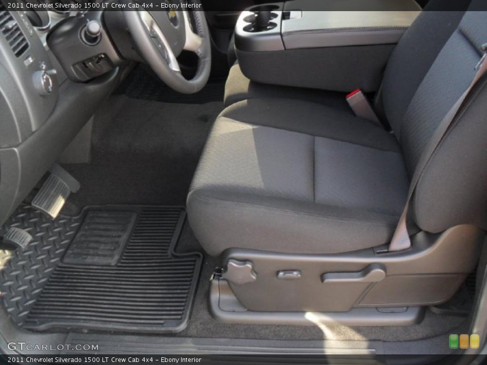 Ebony Interior Photo for the 2011 Chevrolet Silverado 1500 LT Crew Cab 4x4 #39343148