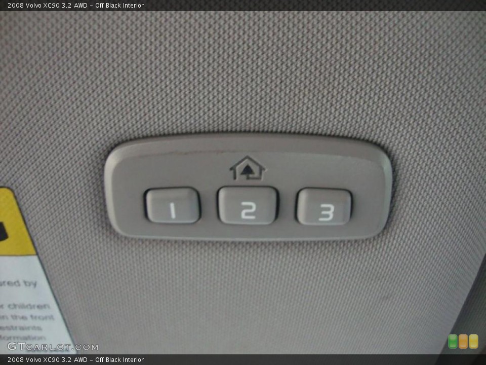 Off Black Interior Controls for the 2008 Volvo XC90 3.2 AWD #39343240