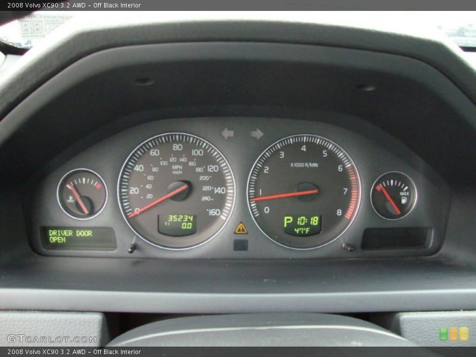 Off Black Interior Gauges for the 2008 Volvo XC90 3.2 AWD #39343256