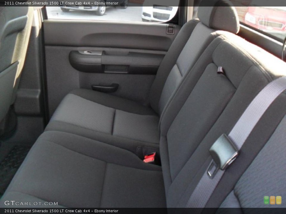 Ebony Interior Photo for the 2011 Chevrolet Silverado 1500 LT Crew Cab 4x4 #39343288