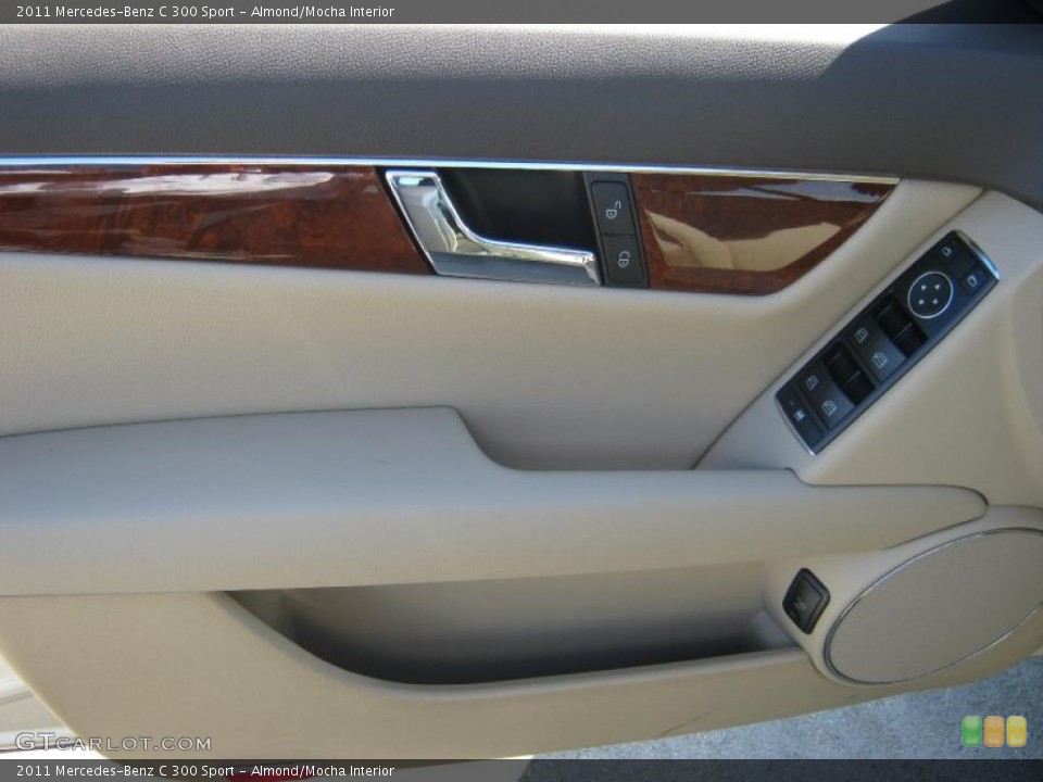 Almond/Mocha Interior Door Panel for the 2011 Mercedes-Benz C 300 Sport #39343512