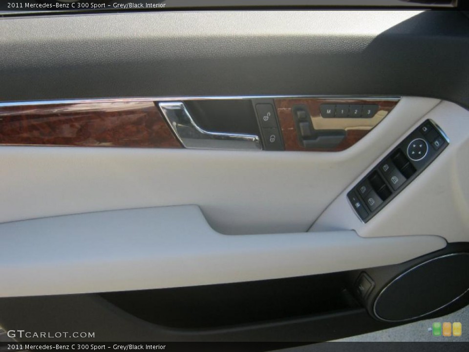 Grey/Black Interior Door Panel for the 2011 Mercedes-Benz C 300 Sport #39343604