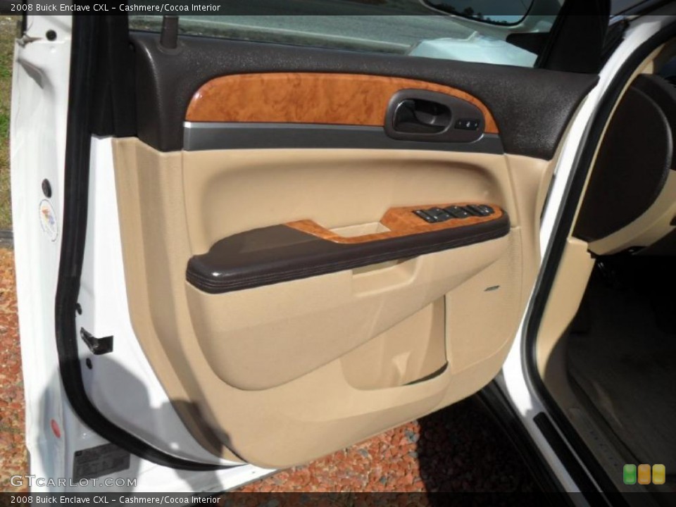Cashmere/Cocoa Interior Door Panel for the 2008 Buick Enclave CXL #39344496