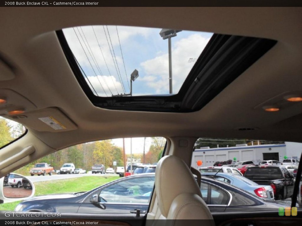 Cashmere/Cocoa Interior Sunroof for the 2008 Buick Enclave CXL #39344652