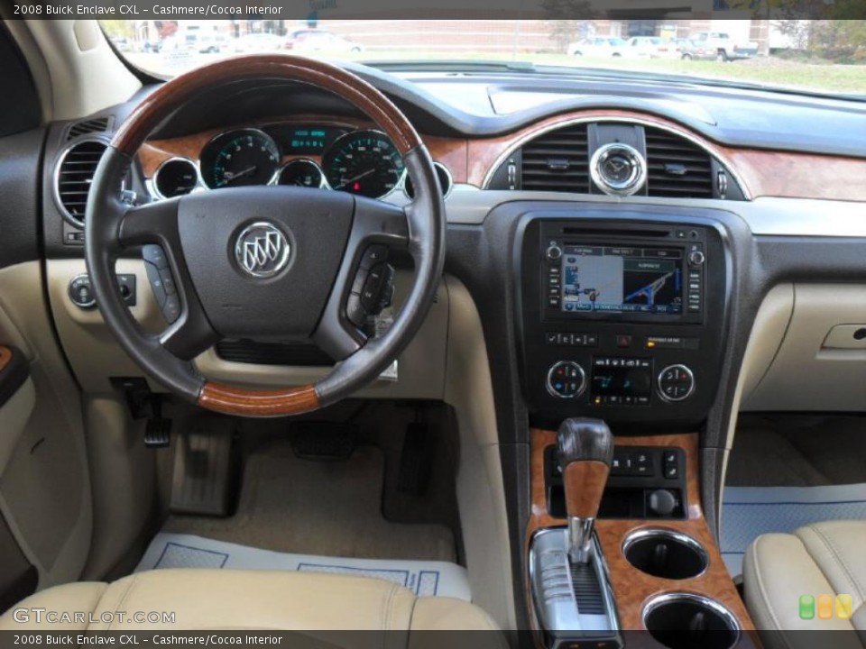 Cashmere/Cocoa Interior Dashboard for the 2008 Buick Enclave CXL #39344700