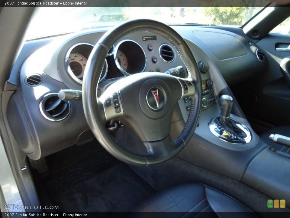 Ebony Interior Dashboard for the 2007 Pontiac Solstice Roadster #39345396