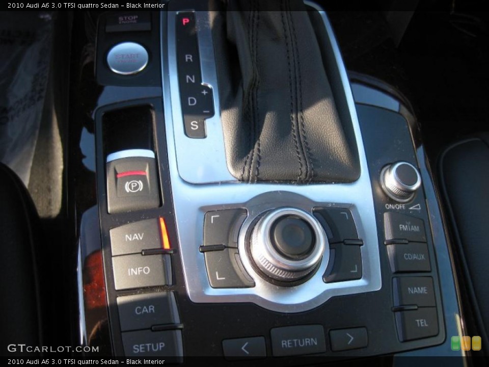 Black Interior Controls for the 2010 Audi A6 3.0 TFSI quattro Sedan #39345776