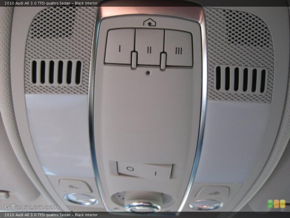 Black Interior Controls for the 2010 Audi A6 3.0 TFSI quattro Sedan #39345804