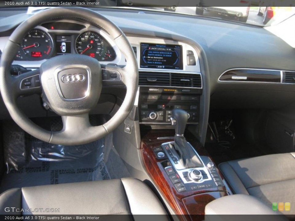 Black Interior Dashboard for the 2010 Audi A6 3.0 TFSI quattro Sedan #39345880