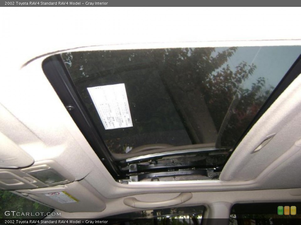 Gray Interior Sunroof for the 2002 Toyota RAV4  #39348499
