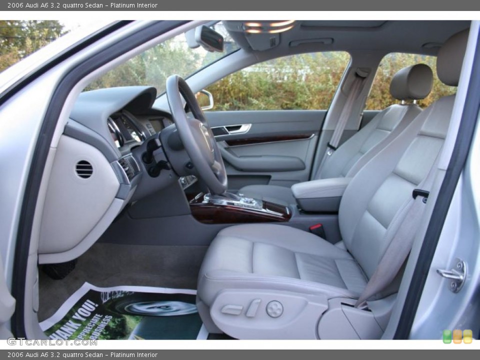 Platinum Interior Photo for the 2006 Audi A6 3.2 quattro Sedan #39348999