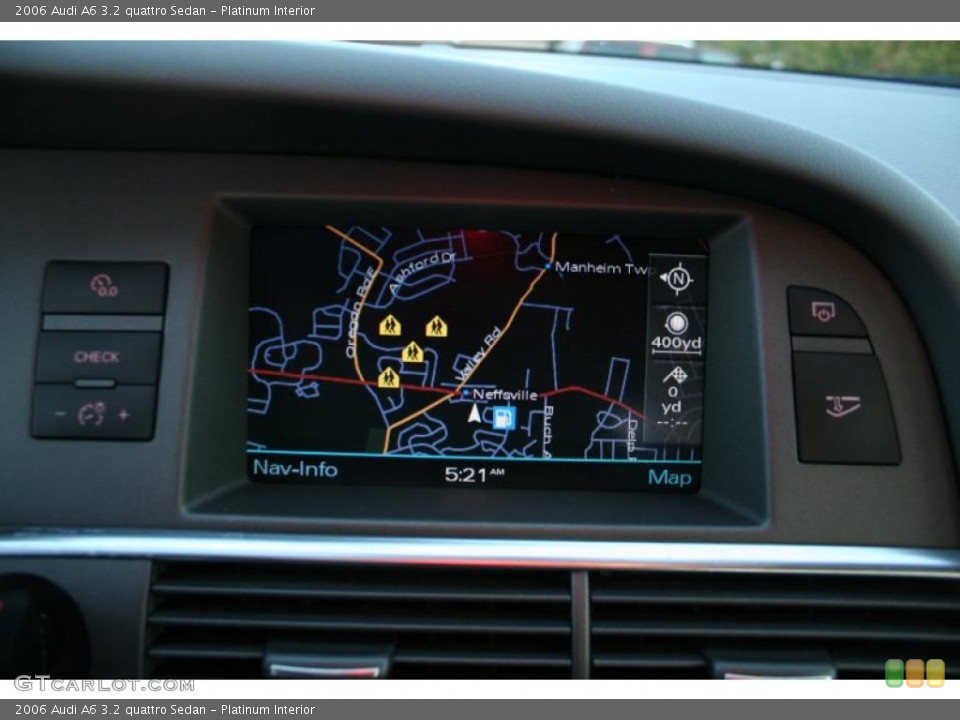 Platinum Interior Navigation for the 2006 Audi A6 3.2 quattro Sedan #39349144