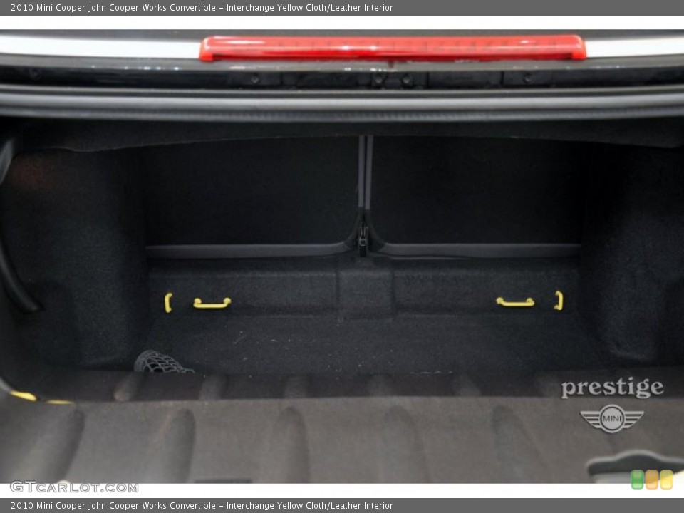 Interchange Yellow Cloth/Leather Interior Trunk for the 2010 Mini Cooper John Cooper Works Convertible #39351516