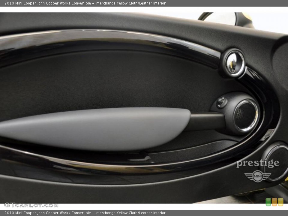 Interchange Yellow Cloth/Leather Interior Door Panel for the 2010 Mini Cooper John Cooper Works Convertible #39351632