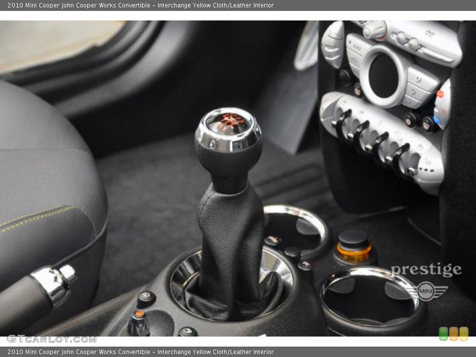Interchange Yellow Cloth/Leather Interior Transmission for the 2010 Mini Cooper John Cooper Works Convertible #39351700