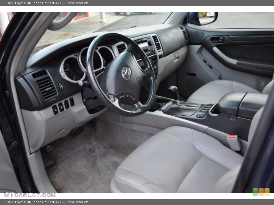 Stone Interior Prime Interior for the 2003 Toyota 4Runner Limited 4x4 #39355804