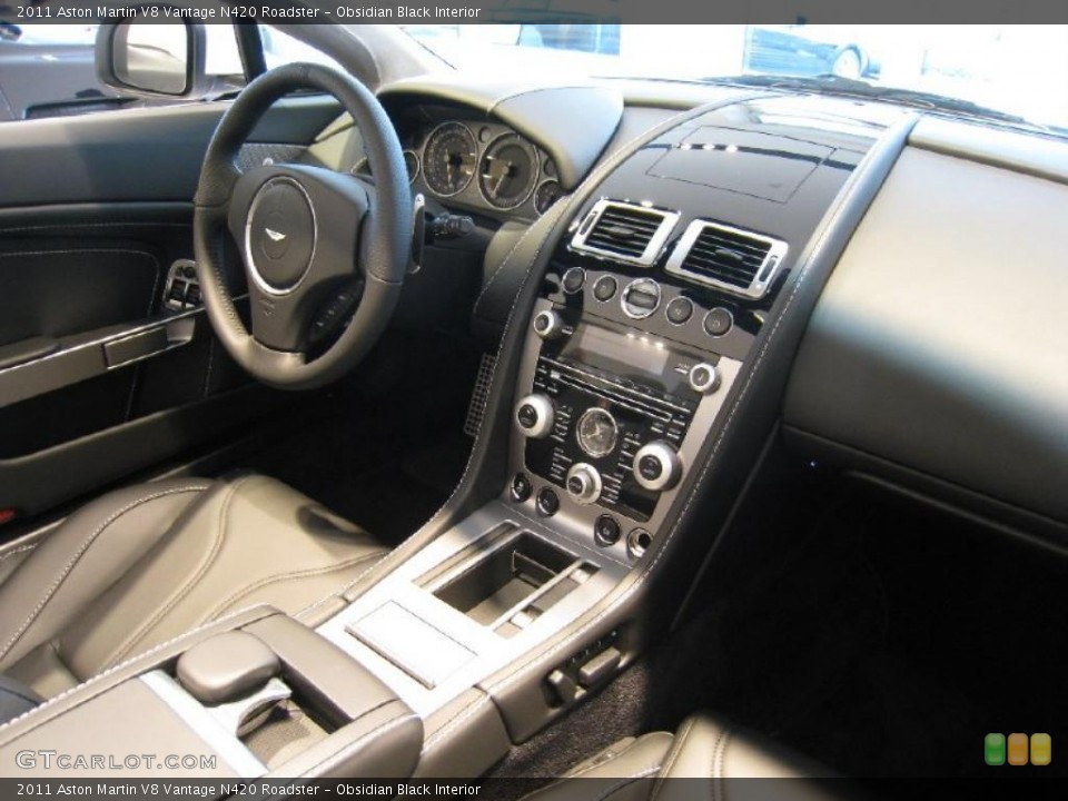 Obsidian Black Interior Dashboard for the 2011 Aston Martin V8 Vantage N420 Roadster #39356232