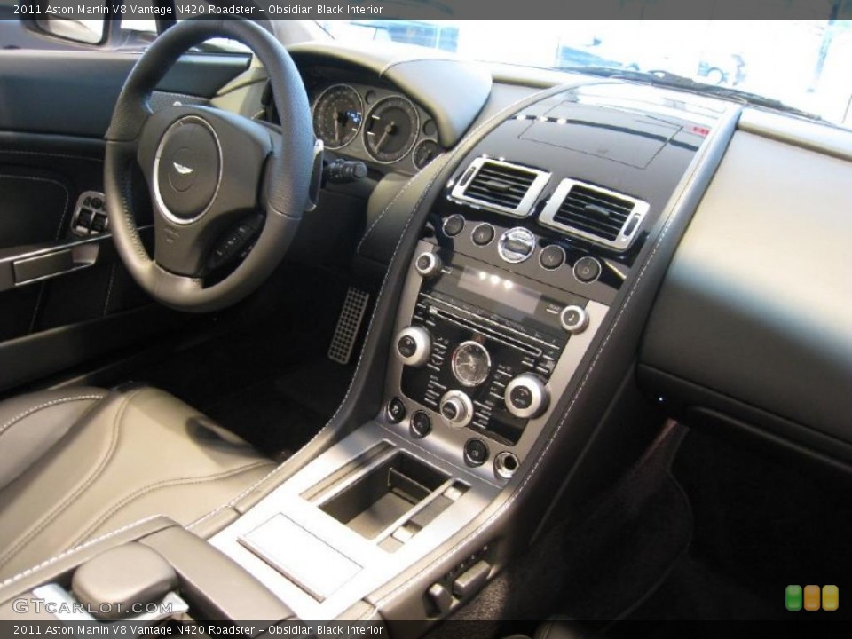Obsidian Black Interior Dashboard for the 2011 Aston Martin V8 Vantage N420 Roadster #39356280