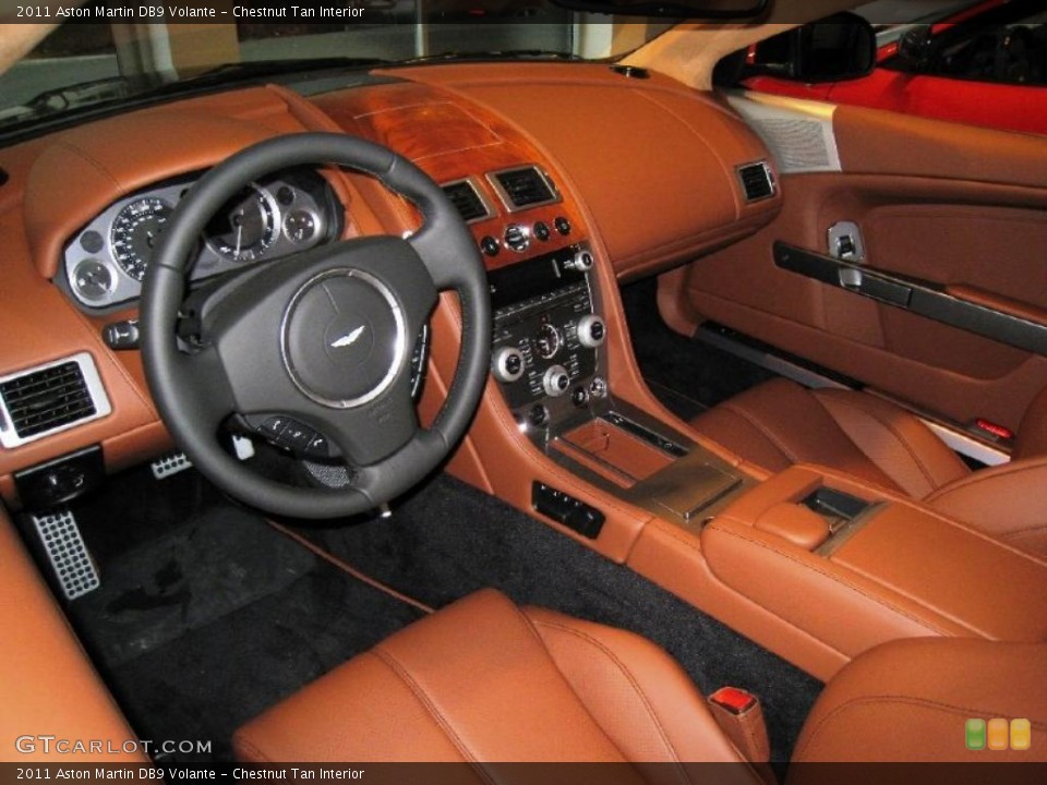 Chestnut Tan Interior Prime Interior for the 2011 Aston Martin DB9 Volante #39356460