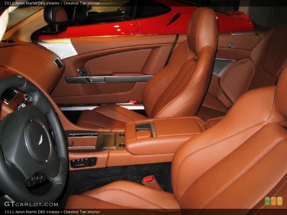 Chestnut Tan Interior Photo for the 2011 Aston Martin DB9 Volante #39356476