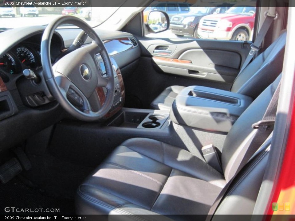 Ebony Interior Photo for the 2009 Chevrolet Avalanche LT #39357364