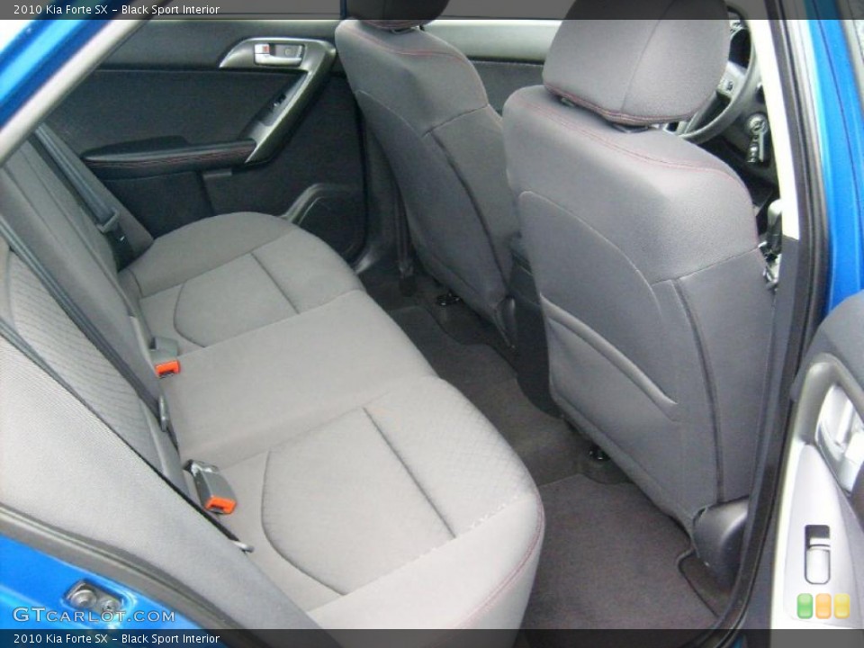 Black Sport Interior Photo for the 2010 Kia Forte SX #39357376