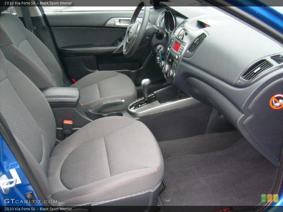 Black Sport Interior Dashboard for the 2010 Kia Forte SX #39357392