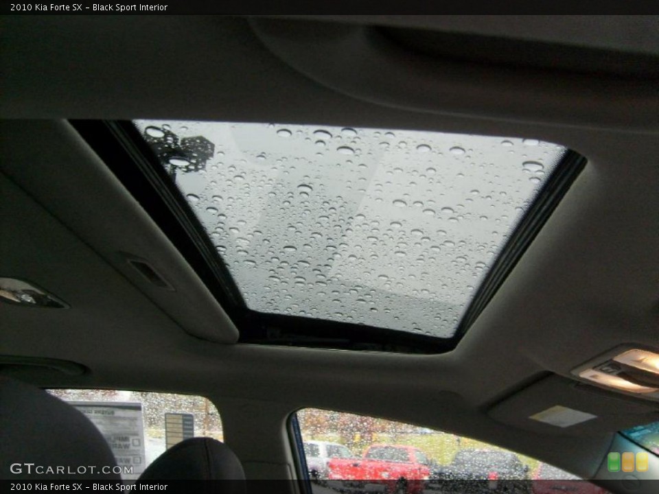 Black Sport Interior Sunroof for the 2010 Kia Forte SX #39357408