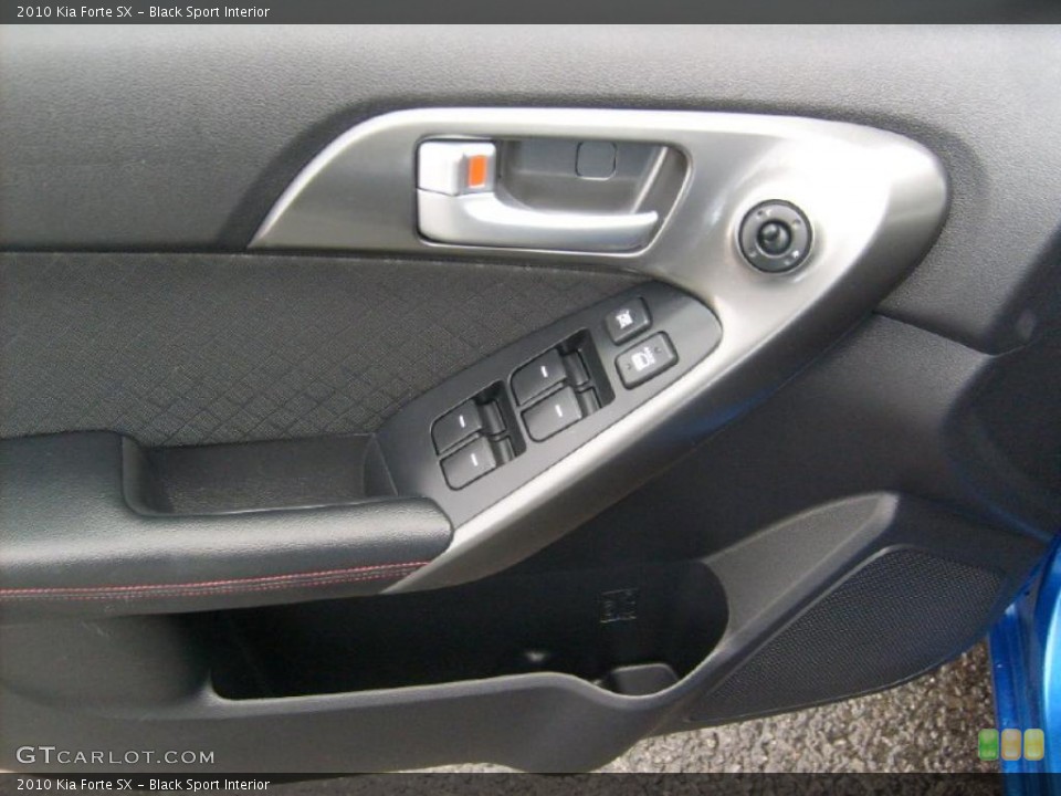 Black Sport Interior Door Panel for the 2010 Kia Forte SX #39357440