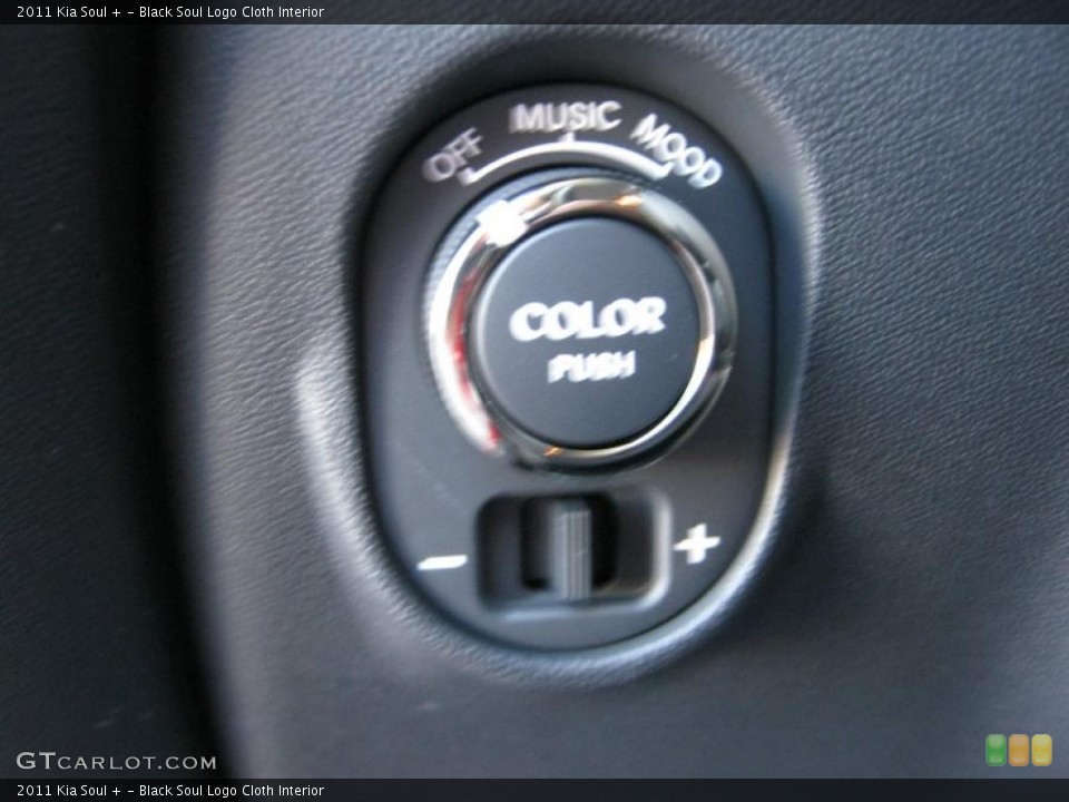Black Soul Logo Cloth Interior Controls for the 2011 Kia Soul + #39358080