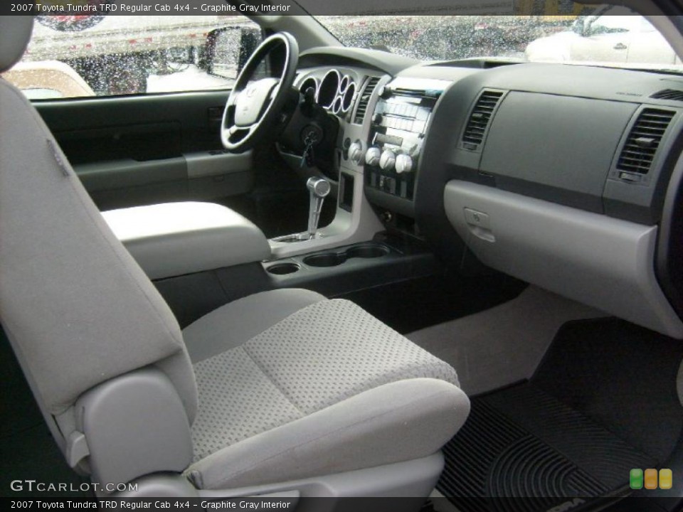 Graphite Gray Interior Photo for the 2007 Toyota Tundra TRD Regular Cab 4x4 #39358144