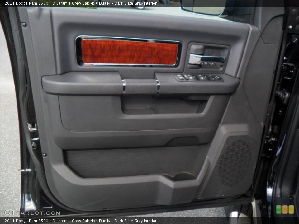 Dark Slate Gray Interior Door Panel for the 2011 Dodge Ram 3500 HD Laramie Crew Cab 4x4 Dually #39358864