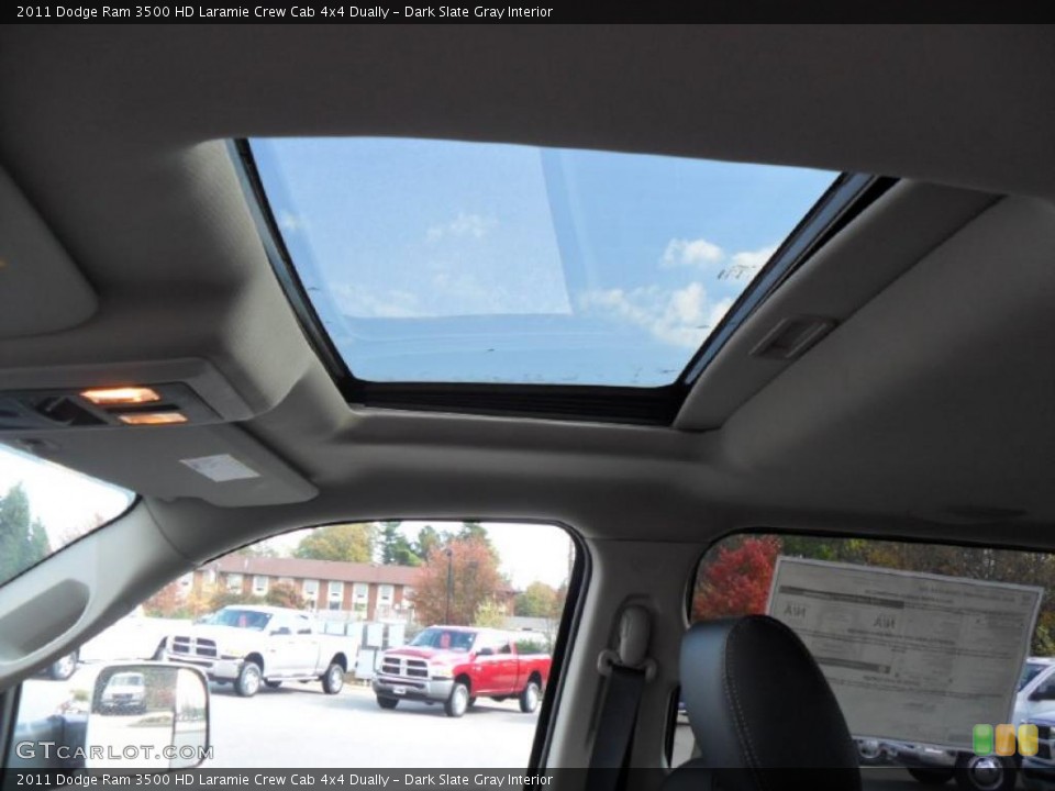 Dark Slate Gray Interior Sunroof for the 2011 Dodge Ram 3500 HD Laramie Crew Cab 4x4 Dually #39358896