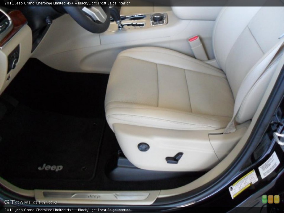 Black/Light Frost Beige Interior Photo for the 2011 Jeep Grand Cherokee Limited 4x4 #39360240
